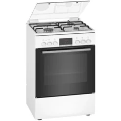 Cuisinière Mixte Électrique 66L BOSCH 60cm, HXR39IG20