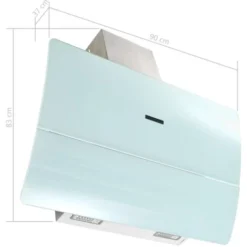 Hotte Murale Acier Inoxydable 756 M³ / H 90 Cm Blanc VidaXL 7 Hotte Murale Acier Inoxydable 756 M³ / H 90 Cm Blanc VidaXL -Bransch Magasin 10260846 3
