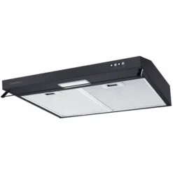 Hotte Visière 60cm 348m3/h Noir - Rosieres - Rhc638/1pn