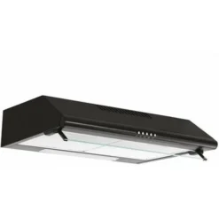 Hotte Visière 60cm 250m3/h Noir - Glem - Ghc625bk