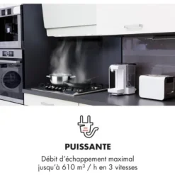 Aurica 60 Hotte Aspirante 60 Cm 600 M³/h LED Tactile Verre Blanc 7 Aurica 60 Hotte Aspirante 60 Cm 600 M³/h LED Tactile Verre Blanc -Bransch Magasin 12992320 3