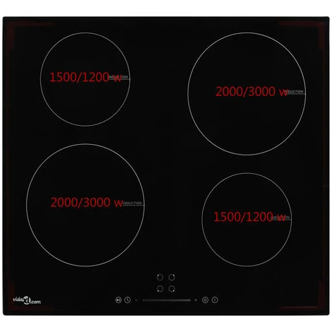 Plaque De Cuisson à Induction 4 Brûleurs Contrôle Tactile 7000W VidaXL 2 Plaque De Cuisson à Induction 4 Brûleurs Contrôle Tactile 7000W VidaXL – Image 2