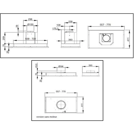Groupe Filtrant 56cm 64db 715m3/h Inox - Roblin - 6208172 3 Groupe Filtrant 56cm 64db 715m3/h Inox - Roblin - 6208172 – Image 3