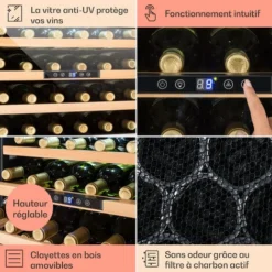 Vinsider 24 Réfrigérateur à Vin Encastrable Uno 24 Bouteilles 57 Litres -Bransch Magasin 13732755 5