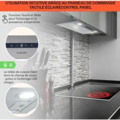 Paolo Hotte Aspirante Encastrable 52 Cm CEE : A 593 M³/h LED Tactile -Bransch Magasin 13733266 4