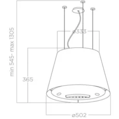 Hotte Cuisine Elica Suspendue Noir EASY UX 50 Cm 8 Hotte Cuisine Elica Suspendue Noir EASY UX 50 Cm -Bransch Magasin 16737470 4