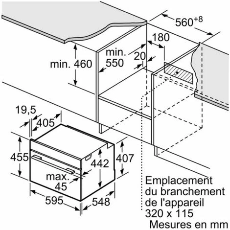 SIEMENS Four Ecoclean Encastrable 47L Inox Multifonction 13 Modes De Cuisson 4 SIEMENS Four Ecoclean Encastrable 47L Inox Multifonction 13 Modes De Cuisson – Image 4