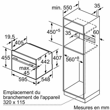 SIEMENS Four Ecoclean Encastrable 47L Inox Multifonction 13 Modes De Cuisson 5 SIEMENS Four Ecoclean Encastrable 47L Inox Multifonction 13 Modes De Cuisson – Image 5