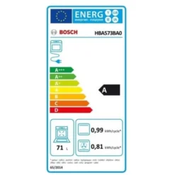 BOSCH Four Pyrolyse Encastrable Noir 71L Multifonction Chaleur Tournante -Bransch Magasin 16804955 3