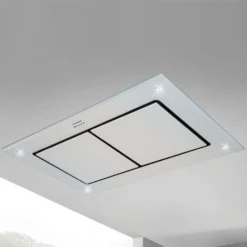 Hotte Plafond Silverline ZORA Verre Trempé 120 Cm