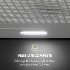 Capannina Hotte Escamotable 60cm 166m³/h Acier Inoxydable Argent 8 Capannina Hotte Escamotable 60cm 166m³/h Acier Inoxydable Argent -Bransch Magasin 18618322 4