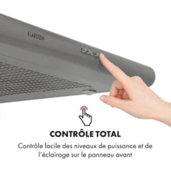 Capannina Hotte Escamotable 60cm 166m³/h Acier Inoxydable Argent 9 Capannina Hotte Escamotable 60cm 166m³/h Acier Inoxydable Argent -Bransch Magasin 18618322 5