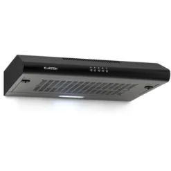 Capannina Hotte Escamotable 60cm 166m³/h Acier Inoxydable Noir