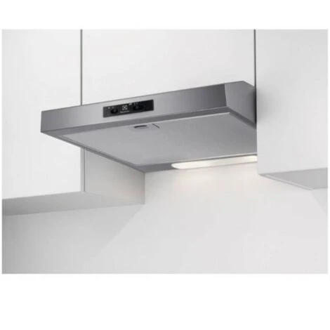 ELECTROLUX Hotte Visière Casquette Aspirante Largeur 60cm Débit D'air 272m3/h 1 ELECTROLUX Hotte Visière Casquette Aspirante Largeur 60cm Débit D'air 272m3/h