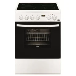 FAURE Cuisinière Vitrocéramique Blanc 4 Plaques 60x60cm Four Catalyse 54L Multifonction -Bransch Magasin 19455429 4