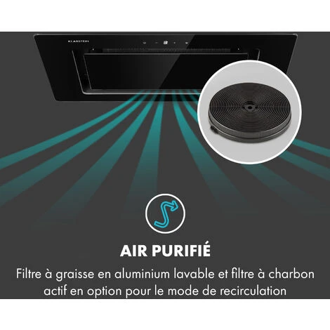 Hektor Eco Hotte Encastrée 52cm 566 M³/h Moteur 200W Classe B Noir 5 Hektor Eco Hotte Encastrée 52cm 566 M³/h Moteur 200W Classe B Noir – Image 5