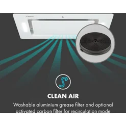 Hektor Eco Hotte Encastrée 52cm 566 M³/h Moteur 200W Classe B Blanc -Bransch Magasin 20110804 5