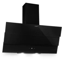 Antonia Hotte Murale 90cm 350m³/h Panneau Tactile Classe B Noir