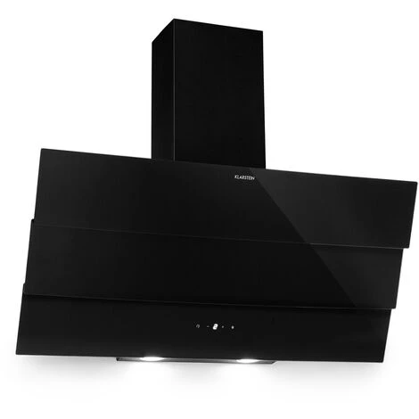 Antonia Hotte Murale 90cm 350m³/h Panneau Tactile Classe B Noir 1 Antonia Hotte Murale 90cm 350m³/h Panneau Tactile Classe B Noir