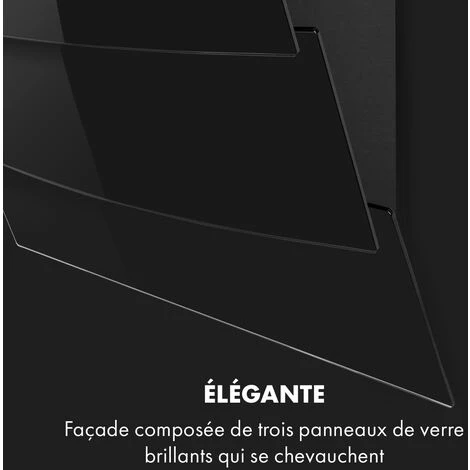 Antonia Hotte Murale 90cm 350m³/h Panneau Tactile Classe B Noir 4 Antonia Hotte Murale 90cm 350m³/h Panneau Tactile Classe B Noir – Image 4