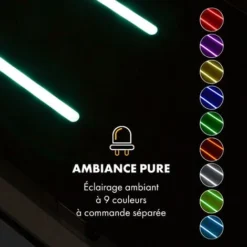 High Line Hotte De Plafond 77cm 410m3/h 3 Niveaux Classe C Noire -Bransch Magasin 22845236 4