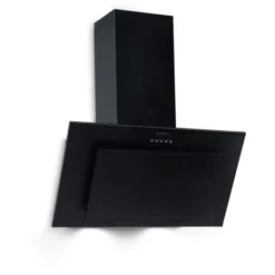 Athena Hotte Aspirante 60 Cm Air Extrait : 350 M³/h LED Noir