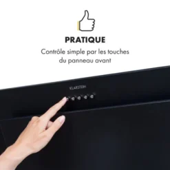 Athena Hotte Aspirante 60 Cm Air Extrait : 350 M³/h LED Noir -Bransch Magasin 22845283 3