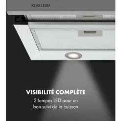 Mariana 90 Hotte Plate Aspirante 90cm 500 M³/h LED - Blanche -Bransch Magasin 22845330 5