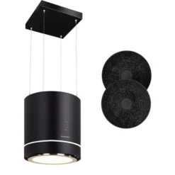 Tron Ambience Hotte îlot Aspirante Ø 38 Cm 540 M³/h Classe A - Noire