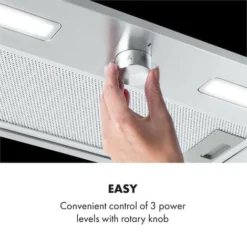 Simplica Hotte Aspirante Encastrable 52 Cm 400 M³ / H LED Inox Argent -Bransch Magasin 22845382 4 1