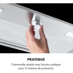 Simplica Hotte Aspirante Encastrable 70 Cm 400 M³ / H LED Inox Argent 7 Simplica Hotte Aspirante Encastrable 70 Cm 400 M³ / H LED Inox Argent -Bransch Magasin 22845383 3