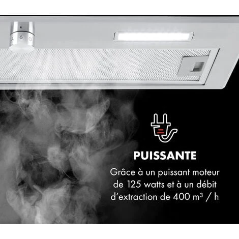 Simplica Hotte Aspirante Encastrable 70 Cm 400 M³ / H LED Inox Argent 4 Simplica Hotte Aspirante Encastrable 70 Cm 400 M³ / H LED Inox Argent – Image 4