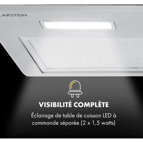 Simplica Hotte Aspirante Encastrable 70 Cm 400 M³ / H LED Inox Argent 5 Simplica Hotte Aspirante Encastrable 70 Cm 400 M³ / H LED Inox Argent – Image 5