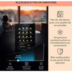 Shiraz 20 Uno Cave à Vin 53 L 20 Bt. Panneau De Contrôle Tactile 5-18° C -Bransch Magasin 23919507 4