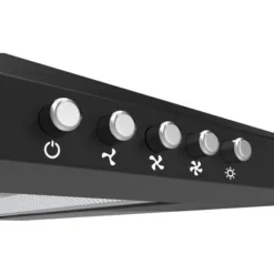 CIARRA Hotte Aspirante 90cm 370 M3/h 2pcs Filtre Actif Recyclage Ou Evacuation 3 Vitesses Classe A 201BK90 Noir -Bransch Magasin 24417611 5