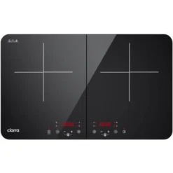 Cbtih2 Plaque Induction Sensitive 2 Foyers 3500W Lcd Securite Enfants Minuteur CIARRA