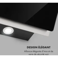 Alessia Hotte Aspirante Hotte Inclinée 350 M³/h Push Control Noir -Bransch Magasin 25990463 3