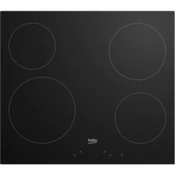 Taque Vitroceramique Beko HIC 64401 Noir 58x51cm 6800W