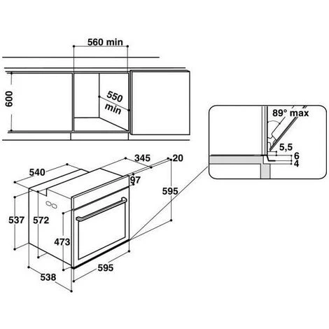 Fours Encastrables Multifonction 73L WHIRLPOOL 3650W 59cm, OAKZ9156PIX 4 Fours Encastrables Multifonction 73L WHIRLPOOL 3650W 59cm, OAKZ9156PIX – Image 4