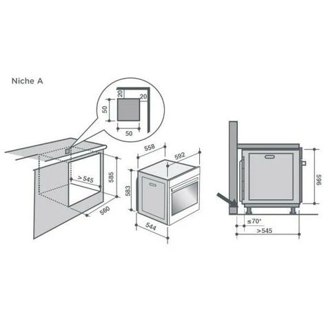Fours Encastrables Électrique 73L DE DIETRICH 3385W 60cm, DOP8360A 3 Fours Encastrables Électrique 73L DE DIETRICH 3385W 60cm, DOP8360A – Image 3