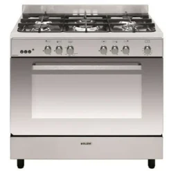 Cuisinière E-Cooker 90 X 60 Cm Inox - Four Gaz Catalyse 109 L - Gril él GLEM - GE960CMIX2