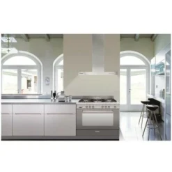 Cuisinière E-Cooker 90 X 60 Cm Inox - Four Gaz Catalyse 109 L - Gril él GLEM - GE960CMIX2 -Bransch Magasin 27946176 3