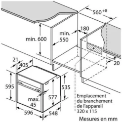 Fours Encastrables Multifonction 71L NEFF 3600W 60cm, B45CR22N0 9 Fours Encastrables Multifonction 71L NEFF 3600W 60cm, B45CR22N0 -Bransch Magasin 28043583 5