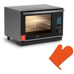 Four Mixte À Vapeur Compact Royal Catering 25L 2100 W 40-220 °C Minuterie Argent