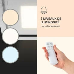 Remy Brilliant Edition Hotte D'îlot 90 Cm 609 M³/h CEE A LED Verre -Bransch Magasin 28453009 3