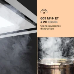 Remy Brilliant Edition Hotte D'îlot 90 Cm 609 M³/h CEE A LED Verre -Bransch Magasin 28453009 4