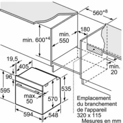 Four Encastrable Ecoclean Blanc BOSCH HBA553BV0 -Bransch Magasin 29967109 4