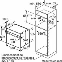 Four Encastrable Ecoclean Blanc BOSCH HBA553BV0 -Bransch Magasin 29967109 5