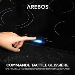 AREBOS Plaque De Cuisson En Vitrocéramique Table De Cuisson électrique Contrôle Cuisinière 4 Foyers 7200W -Bransch Magasin 31831022 3