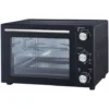 Four Multifonction 22L Tournebroche Grill 1300W ARIZONA Noir 5 Programmes De Cuisson Avec Minuterie Et Accessoires
